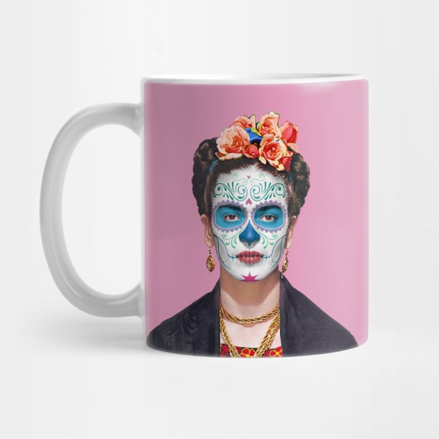 Frida Kahlo Day of the Dead by Cabezon